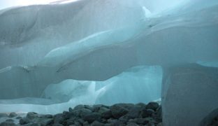 Grotte du glacier de Zinal
